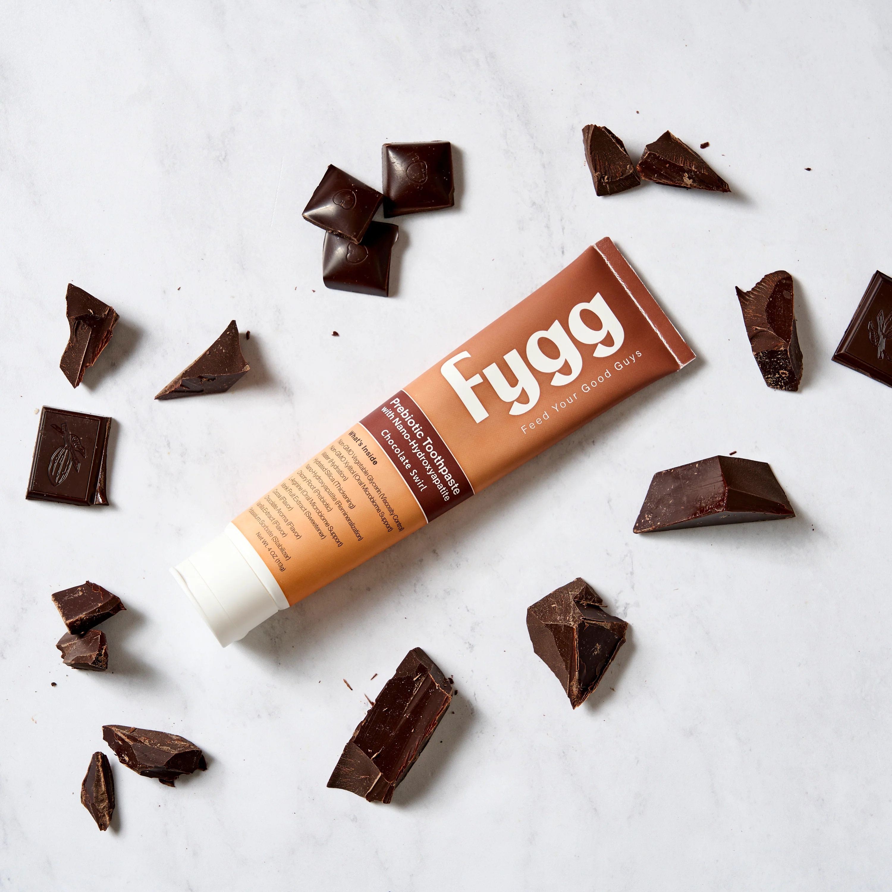Nano-Hydroxyapatite Toothpaste with Prebiotics | Chocolate Swirl - Image 5