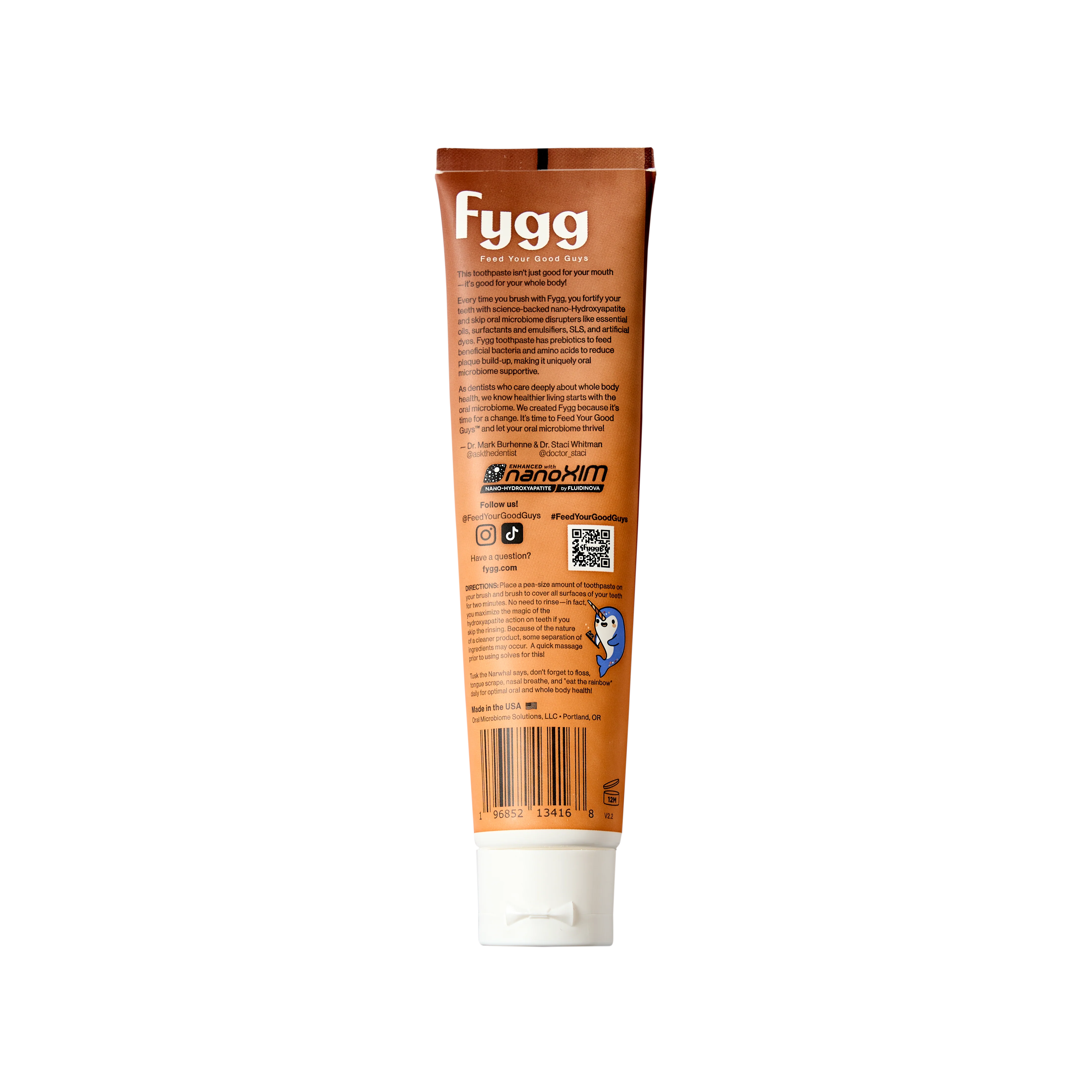 Nano-Hydroxyapatite Toothpaste with Prebiotics | Chocolate Swirl - Image 9