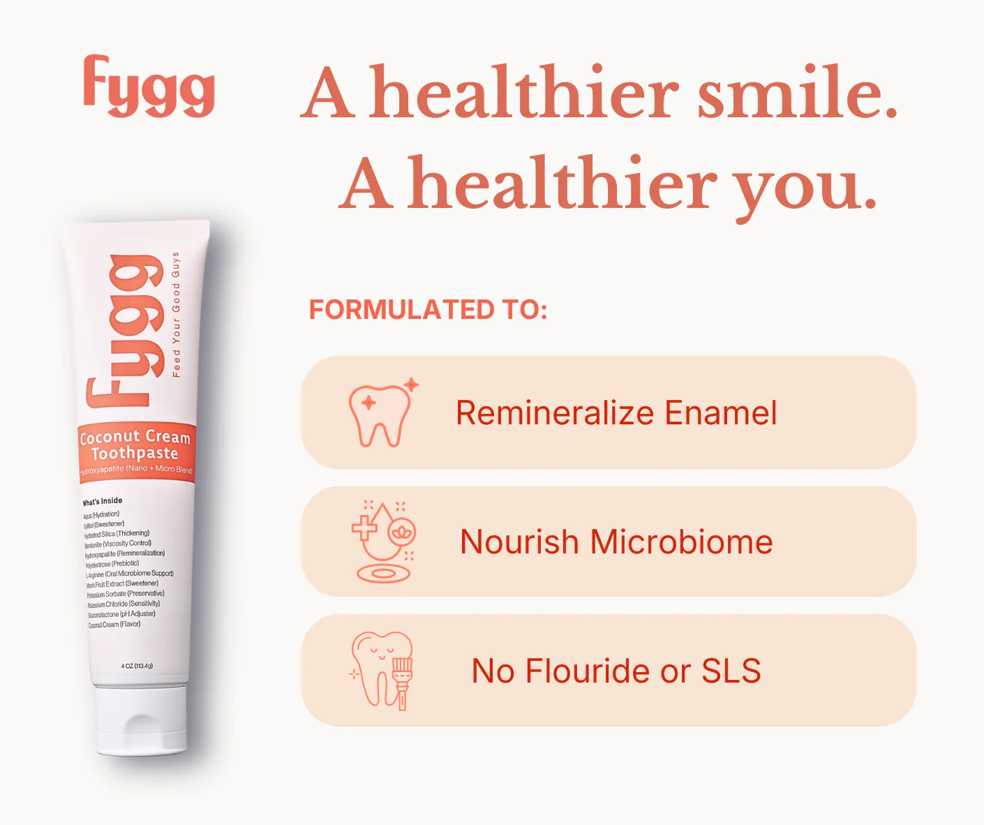 Nano-Hydroxyapatite Toothpaste with Prebiotics | Coconut Cream - Image 5