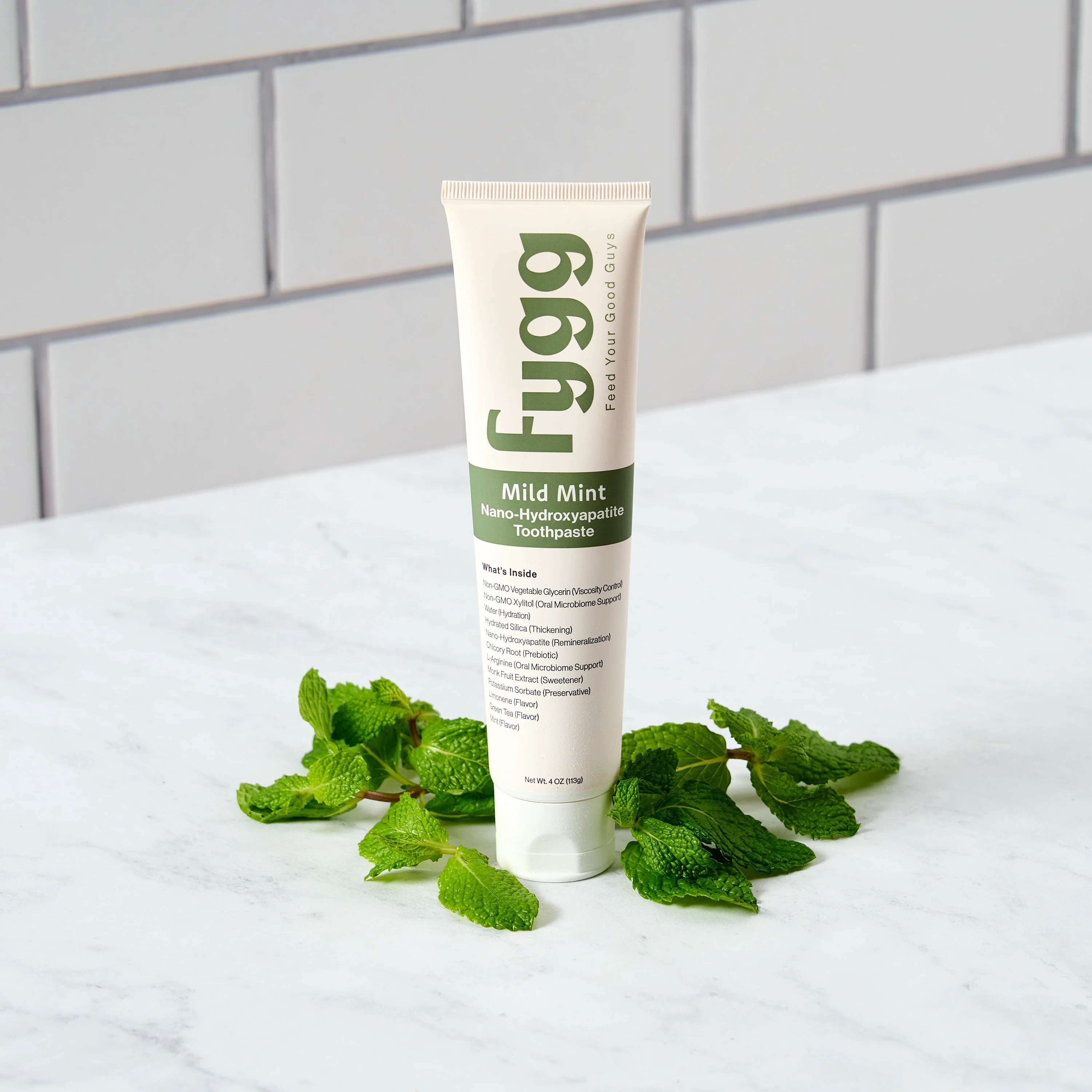 Nano-Hydroxyapatite Toothpaste with Prebiotics | Mild Mint - Image 3