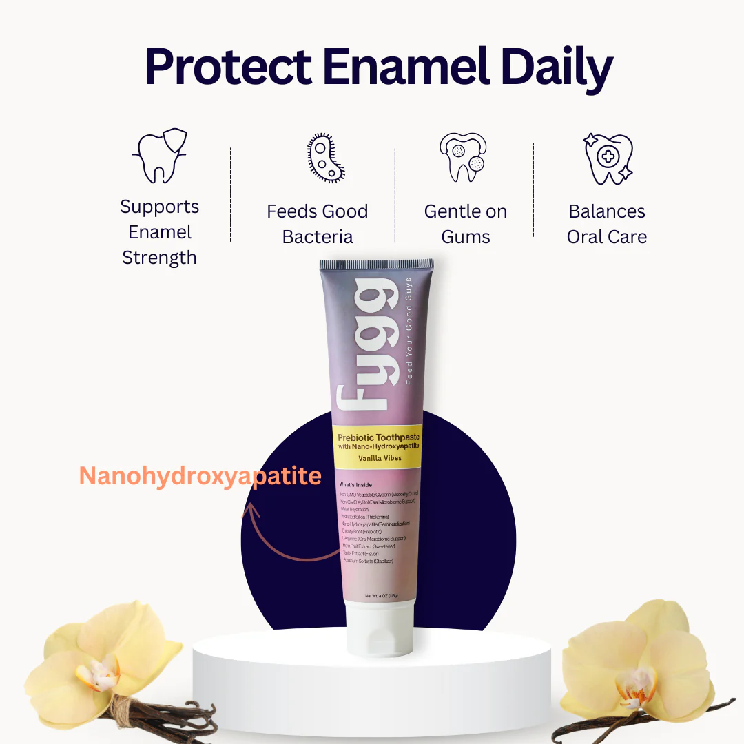 Nano-Hydroxyapatite Toothpaste with Prebiotics | Vanilla Vibes - Image 3